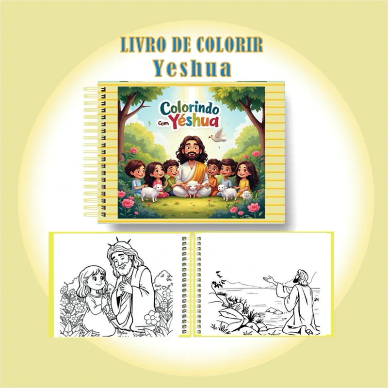 Amostras do livro de colorir Yeshua